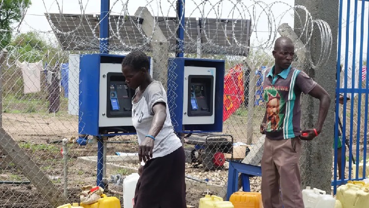 Solar-Powered Water Dispensing Station