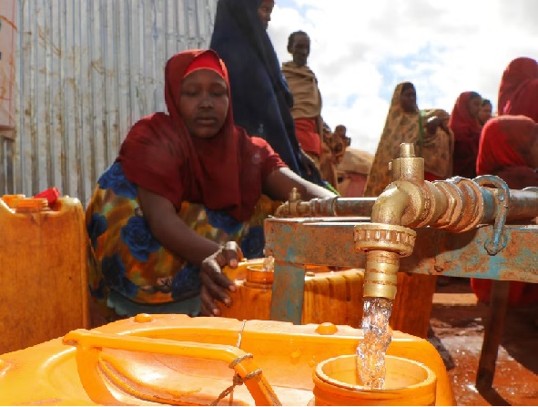 Women Collecting Clean Water